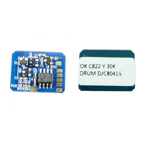 Чип Oki C822/C831 44844405 Yellow drum (30k)