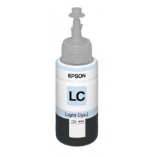 Картридж струйный Epson T6735 C13T67354A светло-голубой (1900стр.) (70мл) для Epson L800