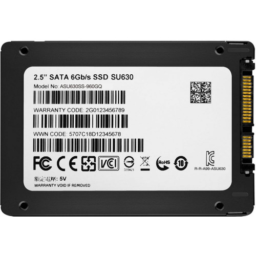 Накопитель SSD A-Data SATA-III 960GB ASU630SS-960GQ-R Ultimate SU630 2.5"