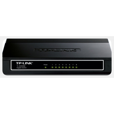 Коммутатор TP-Link TL-SG1008D (L2) 8x1Гбит/с неуправляемый