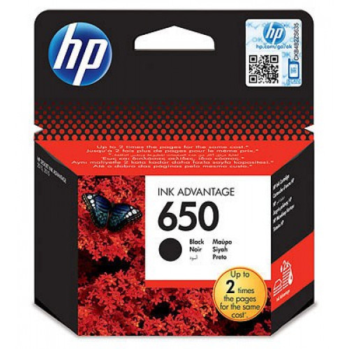 Картридж струйный HP 650 CZ101AE/AK черный для HP DJ IA 2515 без чипа