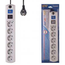 Сетевой фильтр Most HV6 5м (6 розеток) белый (коробка)