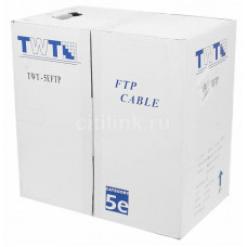 Кабель информационный Lanmaster TWT-5EFTP-OUT кат.5е F/UTP общий экран 4X2X24AWG PE внешний 305м черный