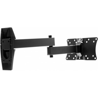 Кронштейн для телевизора Holder LCDS-5064 черный 15"-38" макс.30кг настенный поворот и наклон