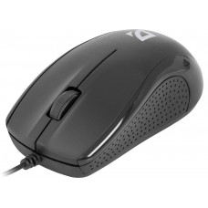 Мышь Defender MB-160 черный оптическая 1000dpi USB для ноутбука 2but (52160)