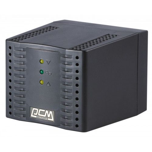 Стабилизатор напряжения Powercom TCA-1200 600Вт 1200ВА черный