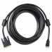 Кабель Buro HDMI-19M-DVI-D-10M HDMI (m) DVI-D (m) 10м феррит.кольца черный