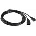 Кабель-удлинитель Buro AN23-1008-5 IEC C13 IEC C14 5м черный