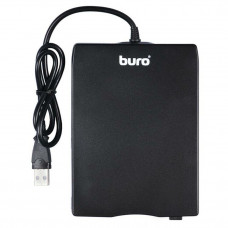 Дисковод USB 3.5" Buro BUM-USB FDD 1.44Mb внешний черный