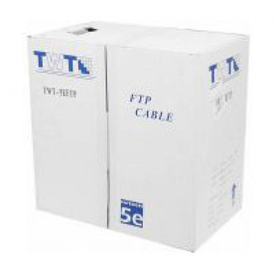 Кабель информационный Lanmaster TWT-5EFTP2-GY кат.5е F/UTP общий экран 2X2 PVC внутренний 305м серый