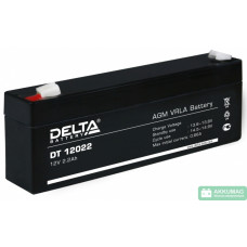 Аккумулятор 12В 2.2А.ч Delta DT 12022