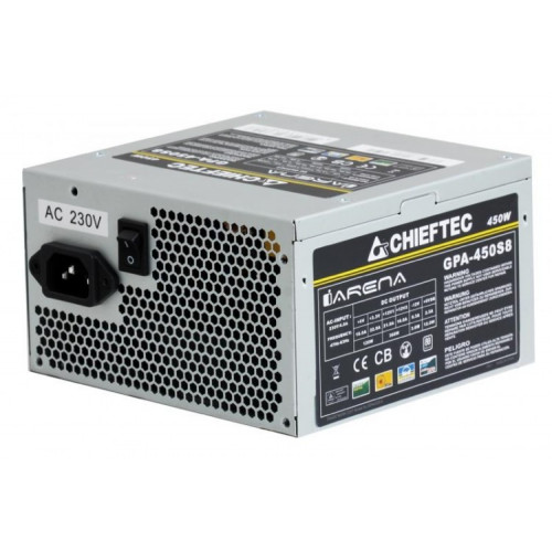 Блок питания Chieftec ATX 450W iARENA GPA-450S8 80+ (20+4pin) APFC 120mm fan 3xSATA