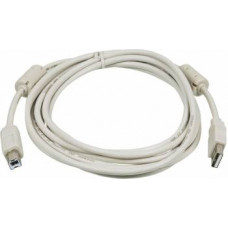 Кабель Ningbo USB2.0-AM/BM-3M-MG USB A(m) USB B(m) 3м феррит.кольца серый