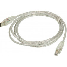 Кабель Ningbo USB A(m) USB B(m) 1.8м прозрачный блистер