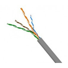 Кабель информационный Lanmaster NM-FTP5E4PR-CCA кат.5е F/UTP общий экран 4X2X24AWG PVC внутренний 305м серый