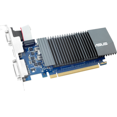 Видеокарта Asus PCI-E 2.0 GT730-SL-2GD5-BRK NVIDIA GeForce GT 730 2Gb 64bit GDDR5 902/5010 DVIx1 HDMIx1 CRTx1 HDCP Ret low profile
