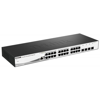 Коммутатор D-Link DGS-1210-28/ME/A2B 24x1Гбит/с 24xКомбо(1000BASE-T/SFP) 4SFP управляемый