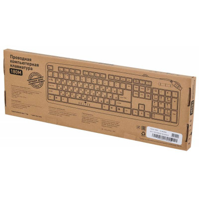 Клавиатура Оклик 180M черный USB (943626)