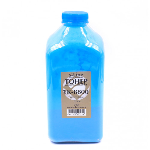 Тонер Kyocera TASKalfa 3050ci банка 390г (тонер+девелопер) TK-8305 Cyan БУЛАТ s-Line
