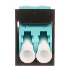 Адаптер Panduit CMDSAQLCZBL проходн. Mini-ComLC дупл. 50/125 OM3 черн.