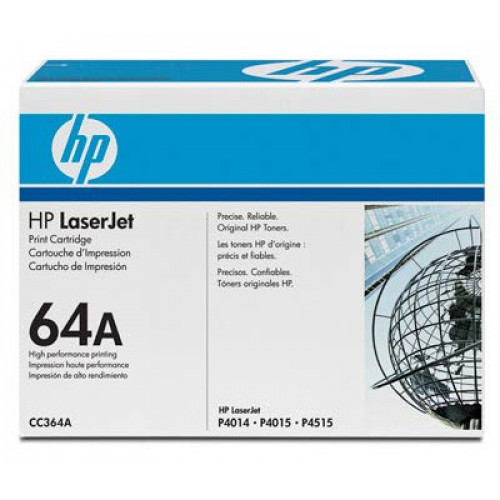Картридж лазерный HP 64A CC364A черный (10000стр.) для HP LJ P4014/4015/4515