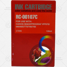 Картридж Canon PFI-107C (iPF670/685/770/785) (130 мл) (Dye) Cyan Китай 