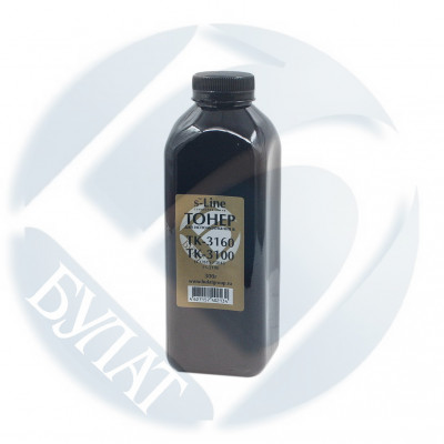 Тонер Kyocera ECOSYS P3045/FS-2100 банка 300г TK-3160/3100 БУЛАТ s-Line