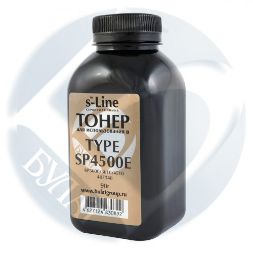 Тонер Ricoh SP3600 банка 90г Type SP4500E хим БУЛАТ s-Line