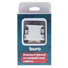 Адаптер Buro BHP RET ADA_DVI-VGA DVI-I(m) VGA (f) серый блистер