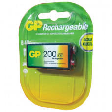 Аккумулятор GP 20R8H 9V NiMH 200mAh (1шт.уп.)