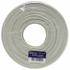 Кабель телефонный 5bites TEL4615-100S-WH (ШТЛП-4) 100 м белый