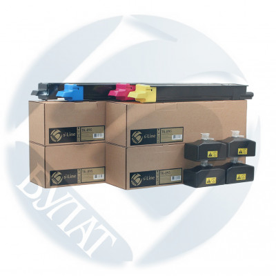 Тонер-картридж Kyocera FS-C8020 TK-895 (6k) Y (+чип) БУЛАТ s-Line