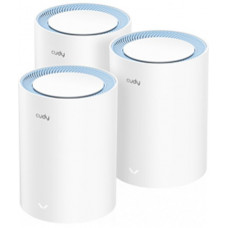 Бесшовный Mesh роутер Cudy M1200 (M1200(3-PACK)) AC1200 10/100BASE-TX белый (упак.:3шт)