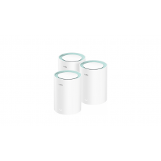 Бесшовный Mesh роутер Cudy M1300 (M1300(3-PACK)) AC1200 10/100/1000BASE-TX белый (упак.:3шт)