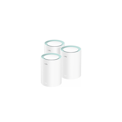 Бесшовный Mesh роутер Cudy M1300 (M1300(3-PACK)) AC1200 10/100/1000BASE-TX белый (упак.:3шт)