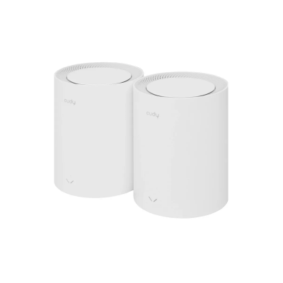 Бесшовный Mesh роутер Cudy M1800 (M1800(2-PACK)) AX1800 10/100/1000BASE-TX белый (упак.:2шт)