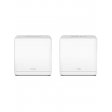 Бесшовный Mesh роутер Mercusys Halo H30G (HALO H30G(2-PACK)) AC1300 10/100/1000BASE-TX белый (упак.:2шт)