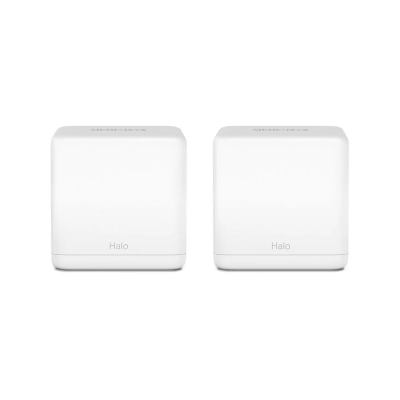 Бесшовный Mesh роутер Mercusys Halo H30G (HALO H30G(2-PACK)) AC1300 10/100/1000BASE-TX белый (упак.:2шт)