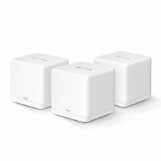 Бесшовный Mesh роутер Mercusys Halo H60X(3-pack) AX1500 10/100/1000BASE-TX белый (упак.:3шт)