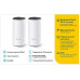 Бесшовный Mesh роутер TP-Link Deco E4 (DECO E4(2-PACK)) AC1200 10/100BASE-TX белый (упак.:2шт)