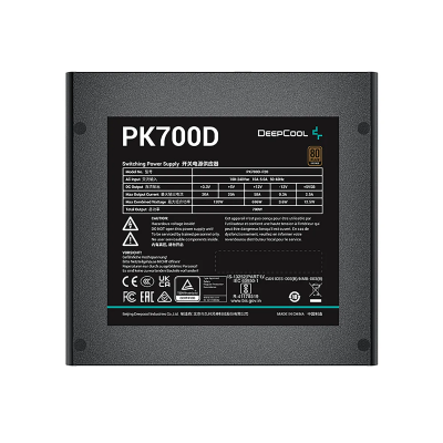 Блок питания Deepcool ATX 700W PK700D 80+ bronze (20+4pin) APFC 120mm fan 7xSATA