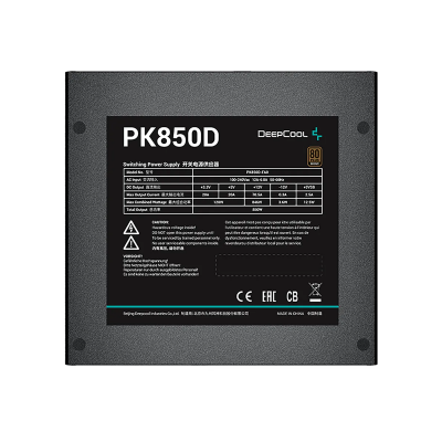 Блок питания Deepcool ATX 850W Game Storm PK850D 80+ bronze (20+4pin) APFC 120mm fan 6xSATA RTL