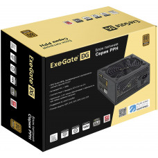 Блок питания Exegate ATX 1000W 1000PPH 80+ bronze (20+4pin) APFC 120mm fan 8xSATA
