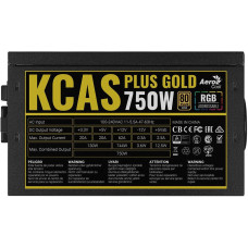 Блок питания Formula ATX 750W AC KCAS PLUS GOLD 750W RGB 80+ gold (20+4pin) APFC 120mm fan color LED 8xSATA RTL