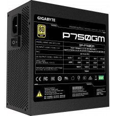Блок питания Gigabyte ATX 750W GP-P750GM 80+ gold (20+4pin) APFC 120mm fan 8xSATA Cab Manag RTL