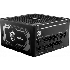 Блок питания MSI ATX 1250W MAG A1250GL Gen.5 80+ gold (20+4pin) APFC 135mm fan 12xSATA Cab Manag RTL