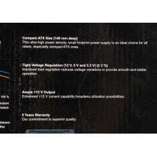 Блок питания Seasonic ATX 850W G12 GC-850 80+ gold 24pin APFC 120mm fan 6xSATA RTL