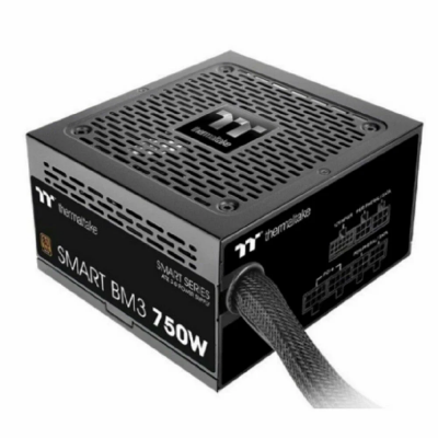 Блок питания Thermaltake ATX 750W Smart BM3 Gen.5 80+ bronze (20+4pin) APFC 120mm fan 6xSATA Cab Manag RTL