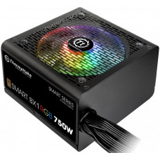 Блок питания Thermaltake ATX 750W Smart BX1 RGB 80+ bronze (20+4pin) APFC 120mm fan color LED 8xSATA RTL