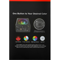 Блок питания Thermaltake ATX 750W Smart BX1 RGB 80+ bronze (20+4pin) APFC 120mm fan color LED 8xSATA RTL